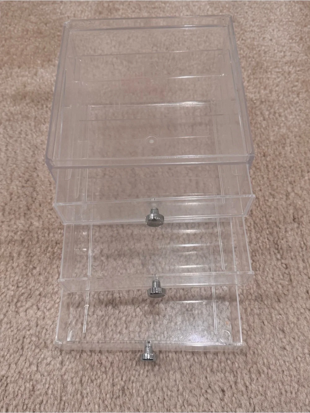 Clear 3-Drawer Acrylic Organizer -